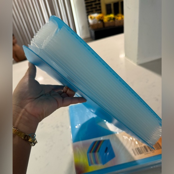 LAST PRICE🍒🤍QADIRA file folder 12 pockets accordion style ✨ - Picture 9 of 10